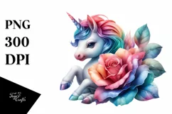Baby Unicorn Flower, Transparent PNG Product Image 3