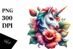 Baby Unicorn Flower, Transparent PNG Product Image 3