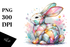 Pastel Bunny, High-Res PNG Product Image 1