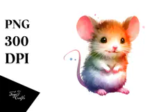 Vibrant Halloween Baby Mouse, Transparent PNG Product Image 1