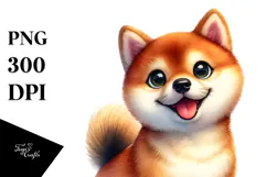 cute Shiba Inu PNG Product Image 1