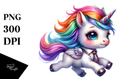 Cute Baby Unicorn, Style PNG Product Image 1