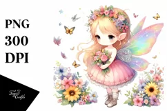 pastel colorful fairy PNG Product Image 1