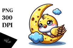 Colorful Baby Goldfinch Clipart Product Image 3