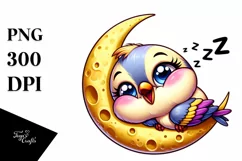 Colorful Baby Goldfinch Clipart Product Image 1