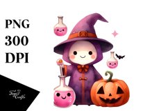 Washed Watercolor Style Halloween Elixir Product Image 3
