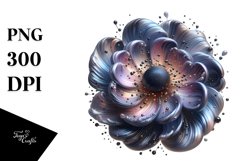 Glossy Anemone Abstract | Sublimation | Clipart Product Image 1