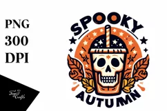Halloween Spooky Watercolor Clipart PNG Product Image 3