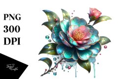 Camellia Metallic | Clipart Product Image 3