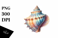 Sea Shell Margarita Flowers USA Flag | Sublimation Clipart Product Image 1