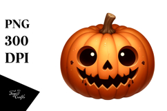 Digital Painting with JACK-O&#039;-LANTERN, Transparent PNG Product Image 1