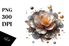 Glossy y Camellia, Transparent PNG Product Image 1