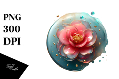 Glossy y Camellia, Transparent PNG Product Image 1