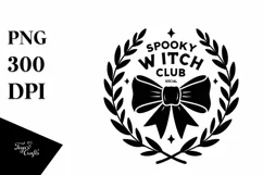 SPOOKY WITCH SOCIAL CLUB PNG Product Image 1