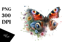 Butterfly Splashes PNG Product Image 1
