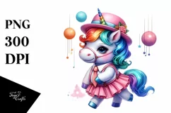 Baby Unicorn Swing Dancer, Transparent PNG Product Image 3