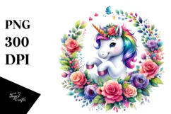 Playing Unicorn, Transparent PNG Product Image 1