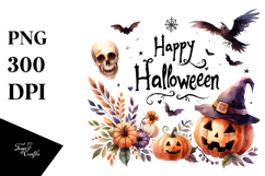 Simple Halloween Image with Happy Halloween Message Product Image 1