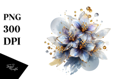 Shiny Lobelia, Watercolor PNG Product Image 1
