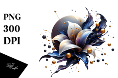 Shiny Lobelia, Watercolor PNG Product Image 1