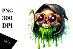 Adorable Funny Grim Reaper PNG Product Image 1