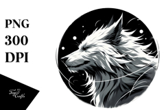 Simple Werewolf PNG Product Image 1