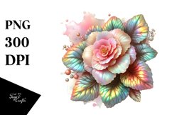 shiny begonia with metallic insertions Product Image 3