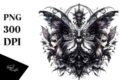Detailed Watercolor Gothic Fairy Product Image 1