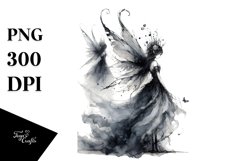 Gothic Fairy Watercolor PNG Product Image 3