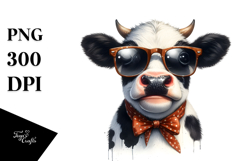Cow with Party Hat, High-Res PNG Product Image 1