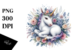 Detailed Baby Unicorn PNG Product Image 1
