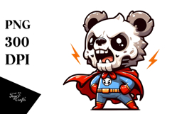 Dramatic Animal Skull with Hero Cape PNG Product Image 1