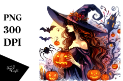 Witch for Halloween | Vibrant Art Clipart Product Image 1