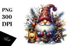 Vibrant Autumn Gnome PNG Product Image 1