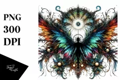 Vibrant Gothic Fairy PNG Product Image 3
