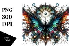 Vibrant Gothic Fairy PNG Product Image 1