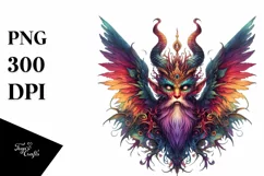 Vibrant Gothic Fairy PNG Product Image 3