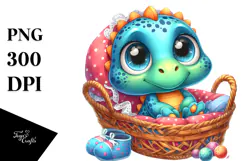 Goofy Baby Dinosaur PNG Product Image 1