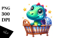Goofy Baby Dinosaur PNG Product Image 1