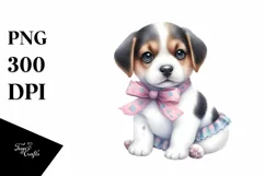 Funny Baby Puppy Clipart Product Image 1