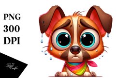 Colorful Baby Malinois | Sublimation | Clipart Product Image 1