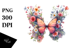 Butterfly Painting PNG Product Image 1