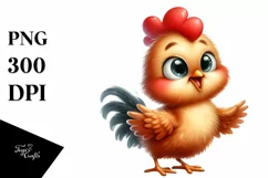 Baby Rooster Proud Sublimation Clipart Product Image 3