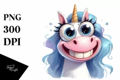 Funny Expressive Highland Cow PNG Product Image 1