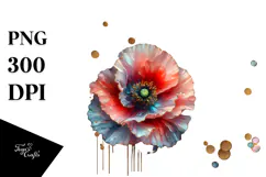 Glossy Poppy, Transparent PNG Product Image 1