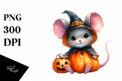 Baby Mouse for Halloween | Cute Art Clipart Product Image 3