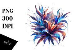 Shiny Lobelia Material Sublimation Clipart Product Image 1