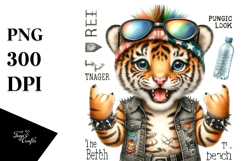 Cute Baby Tiger PNG Product Image 1