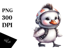 Punk Baby Swan PNG Product Image 1