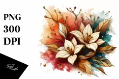 Stained Gardenia with Golden Insertions | Sublimation | Product Image 3